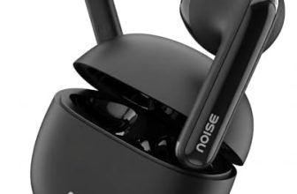 Noise Buds Mini Truly Wireless Earbuds (2026) | Half in-Ear Design | 40H Playtime | Quad Mic ENC for Clear Calls | 13mm Driver | Low Latency Gaming Mode | BT v5.3 | IPX4 Sweat Resistant – Jet Black