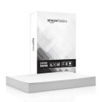 Amazon Basics A4 Copier Paper | Multipurpose Paper | 75 GSM | 500 Sheets | Compatible with Inkjet & Laser Printers