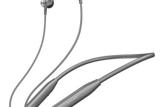 boAt Rockerz 113, 40H Battery, Dual Pair, Fast Charge, ENx Tech, App Support, Magnetic Buds, Bluetooth Neckband, Wireless with Mic in Ear Earphones (Ash Grey)