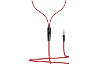 boAt Bassheads 211 Wired Earphones with 10mm Drivers, Signature Sound, in-Line Microphone, 3.5mm Jack, Voice Assistant & 120cm Cables (Raging Black)