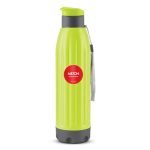 Milton Kool Windsor 900 Thermoware I Cold PU Insulated Water Bottle 700 ml, Leak Proof Flip Top Lid I for Office, Gym, School I Neon Green