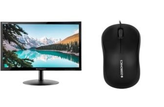 ZEBRONICS Zeb-V19Hd 18.5 Inch (46.99 Cm) Led Monitor with Supporting Hdmi, Vga Input, Hd 1366 X 768