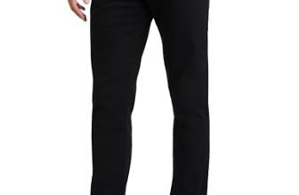 Amazon Brand – Symbol Men’s Slim Casual Trousers (AW-SY-MCT-1172_Black3_36)