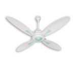 USHA Bloom Series Dahlia 100% Copper Motor 4-Blade BLDC Ceiling Fan | Bi-Directional | Sleep/Boost/Timer Modes | RF Remote | Dust-Resistant |3Y Motor & 2Y PCB Warranty (White & Light Green)