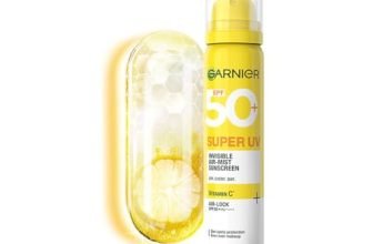 Garnier SuperUV Invisible Air Mist Sunscreen SPF50 PA++++ UVA/B, 75ml