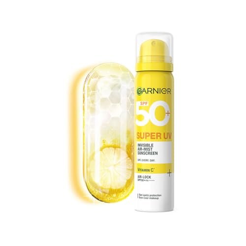 Garnier SuperUV Invisible Air Mist Sunscreen SPF50 PA++++ UVA/B, 75ml