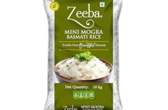 Zeeba Mini Mongra Basmati Rice 10 Kg, Ideal for Khichdi, Kheer & Daily Meals (Cooked length upto 11mm*)