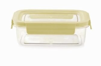 CELLO Stylelock Pet Storage Container for Kitchen 970 ml Baby Green | Freezer & Fridge Safe Stackable Airtight Kitchen Storage Container Jar Box Set for Biscuits Bread Coffee Fruits Pasta Flour Spices