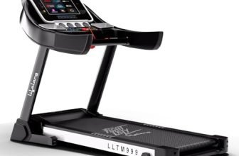 Lifelong Treadmill for Home – 6 HP Peak Motorized Treadmill, 6 Level Manual Inclines, Max Speed 14 km/hr – Heart Rate Sensor, Bluetooth Speaker,10Inch Touch Screen, Fitshow App Max Weight 120Kg