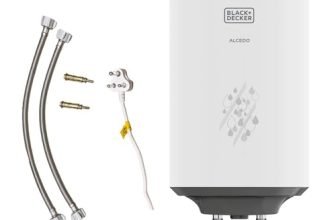Black+Decker ALCEDO Geyser 15 Ltr | Storage Water Heater for Home | Single Line Welded | 2KW | BEE Star Rated | Vitreous Glass Enamel Heating Coated Tank I 7-Yr Tank 4-Yr Element 2-Yr Product Warranty