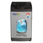 Bosch 8 kg 5 Star Fully Automatic Top Load Washing Machine,PowerWave Wash,Inbuilt Dual Lint Filter, Stainless Steel VarioDrum with 5 fin Pulsator, Flex Drain, Water Save,Dark Grey (WOE80AH0IN)
