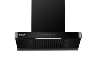 Livpure Altima 60 cm 1550m3/hr T-Shape Double Layer Baffle Filter Kitchen Chimney | Motor Power 200W | I-Magic Autoclean10 Years Warranty On Motor (2.5 Year Comprehensive) by Livpure | Black