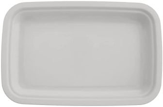 Signoraware Big Plastic Serving Tray, White, 1 Piece
