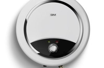 GM R1X 10L Water Heater, 5 Star | High-Efficiency Water Geyser With Quick Hot Water, Energy-Saving, and Safety Features – White
