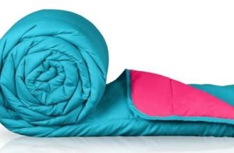 Zinnia Ultra Soft Microfibre Reversible Comforter – Double 230 x 255 CM, Pink and Teal(Solid – Vibrant)