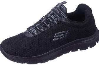 Skechers Mens Summits – 52811ID Black Casual Shoe – 9 UK (10 US) (52811ID-BBK)