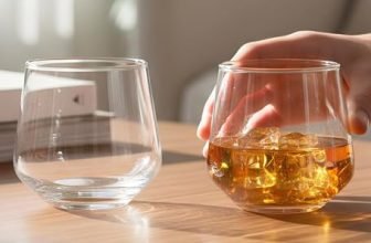 Yera Prima Oak Whisky/Scotch/Water Glasses- 300 ml Each -Set of 6 pcs Tumblers Lead-Free Whiskey Glasses for Scotch Bourbon Cognac Brandy Cocktail Whiskey