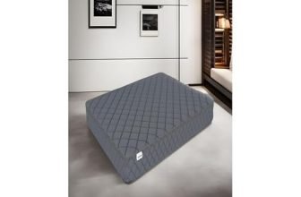 SLEEPSPA BY COIRFIT Sleep SPA 10 Inch Double Size HR Foam Dual Comfort Mattress (75X48 inches) Hard & Soft Sides, Comfort Cubes, Rebotech Technology, Durable & Supportive Sleep, 7-Year Warranty