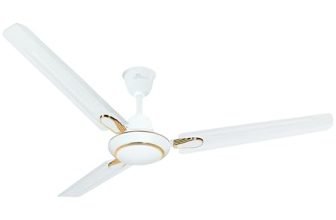 RR Signature Dhoom 1200MM Star-rated BEE Certified Energy Efficient 52-Watt High Speed Ceiling Fan For Home (White), 2 Year Warranty