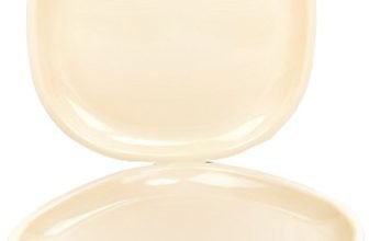 Signoraware BPA Free Plastic Square Full Plate | Microwave Safe | Crack Resistant | Ideal for Family Gatherings & Outdoor Activities | Best for Lunch, Breakfast & Dinner use (Set of 6 | OffWhite)