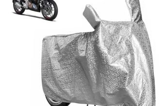 Sulfar Bike Cover for Bajaj Pulsar F250 (2026 Relaunch) (Sports Semi-Faired) | Waterproof, Dustproof & UV Protected | All Weather Two Wheeler Cover (Silver) New 2026 Variants