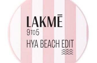 Lakme 9to5 Hya Matte, Beach Edit Cushion Foundation, C 300-Cool Cinnamon, Matte Finish, Buildable Coverage, SPF 40, 12 gm