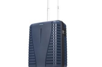 Aristocrat Airpro 8-Wheel Cabin Size Hard Case Trolley Bag, Poseidon Blue