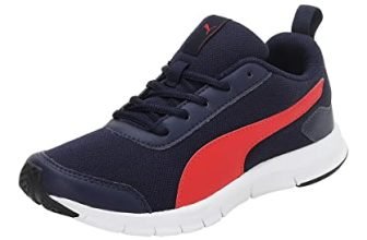 PUMA | Pacific Maze Women’s Sneakers | Peacoat-Burnt Red | 4UK