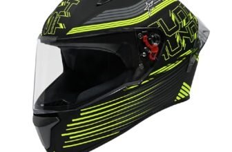 Studds Thunder D11 Isi and Dot Certified Full Face Motorcycling Helmet for Men and Women with Clear Visor