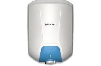 Bajaj Endure Series Gracio 15L Storage Water Heater For Home | 5 Star Rated Geyser | 20% More Hot Water | Thermostat Knob | Shock Resistant & Rust Proof | Child Safety Mode | 2-Yr Warranty | White