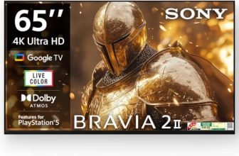 Sony 164 cm (65 inches) BRAVIA 2M2 Series 4K Ultra HD Smart LED Google TV K-65S25BM2