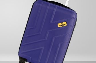 WROGN Maze- Mid Night Blue Cabin Suitcase 4 Wheels – 22 inch