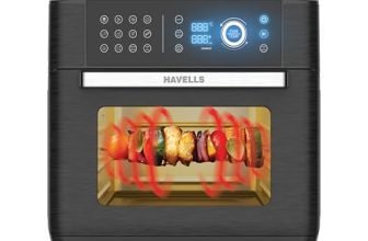 Havells Avanza Multi Function Air Fryer Oven 15L|1700W|Digital Touch Control|14 Pre-Sets|Aerocrisp Technology|Includes Skewer Set,Rotisserie Fork,Mesh,Baking Tray|2Yr Door Step Warranty by Havells