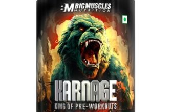 Bigmuscles Nutrition Karnage Pre workout (60 Servings, Sex On the Beach) | Pre-workout Supplement Supports to Improve Focus, Strength, Energy and Pump, Banned Substance Tested, Dope Free, 300g