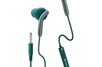 ZEBRONICS BRO 3.5mm Wired Earphones, in-Line MIC, Deep Bass, 1.2m Strong and Long Lasting Cable, Light Weight, Compatible with Mobile | Tablet | Laptop (Green)