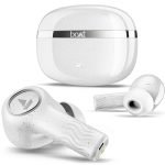 boAt Nirvana Ion ANC, Active Noise Cancellation(~32dB), 120Hrs Battery, App Support, Crystal Bionic Sound, 4Mics ENx, v5.3 Bluetooth Earbuds, TWS Ear Buds Wireless Earphones with mic (Quartz White)
