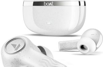 boAt Nirvana Ion ANC, Active Noise Cancellation(~32dB), 120Hrs Battery, App Support, Crystal Bionic Sound, 4Mics ENx, v5.3 Bluetooth Earbuds, TWS Ear Buds Wireless Earphones with mic (Quartz White)