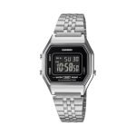 Casio Vintage LA680WA-1BDF Digital Black Dial Women (D408)