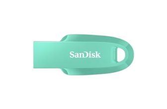 SANDISK Ultra Curve 32GB, USB 3.2, Flash Drive, 100MB/s R, Pendrive, Green (SDCZ550-032G-I35G)