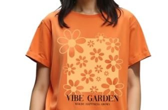 Bewakoof Women’s Graphic Print Boyfriend Fit Half Sleeve Round Neck Cotton Jersey T-Shirt_666782_Orange_M