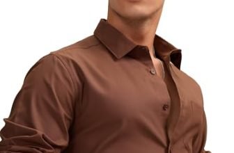 Highlander Men’s Slim Fit Formal Shirt | Solid Formal Shirt for Men | Comfortable Fabric | Stylish Design for Everyday Use & Office Wear