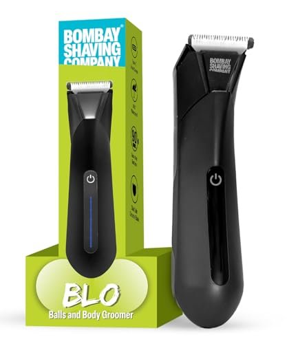 Bombay Shaving Company Blo Balls And Body Groomer | Body Trimmer for Man | Trimmer for Men | Groin Trimmer, Ceramic Blade, Safe for Sensitive Areas | Type C, 90 Min, IPX7 Waterproof | Trimmers for Man