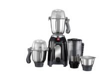 CELLO Discovery Pro Juicer Mixer Grinder For Kitchen 1000 Watts Black | 3 Steel Jar with 1 Juicer Jar Powerful Copper Motor, 3 Speed Settings | Ideal for Blending Juicing Grinding | 5 Years Warranty