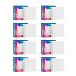 Crompton Platina Star Stylus Surface Panel 6W Square Warm White | Pack of 8 | No False Ceiling Required, Outer Dimension: 90 mm | Surface Mount | for Hall, Bedroom, Kitchen, Office, Store