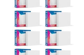 Crompton Platina Star Stylus Surface Panel 6W Square Warm White | Pack of 8 | No False Ceiling Required, Outer Dimension: 90 mm | Surface Mount | for Hall, Bedroom, Kitchen, Office, Store