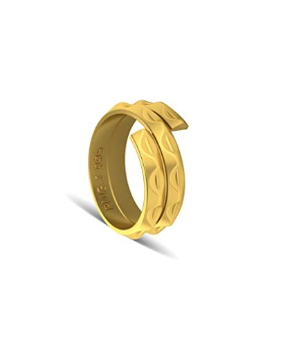 P.N.Gadgil Jewellers 1 gm Vedhani Gold Ring 24 kt (995)
