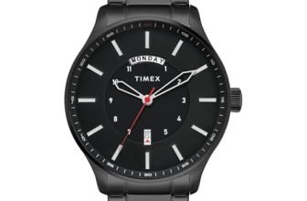 TIMEX Black Round Dial Analog Men’s Watch – TWEG29301