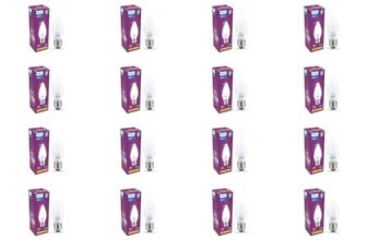 PHILIPS 4W LED Frosted Candle Bulb | Warm White 3000K | E4 Base | Energy Efficient Decorative LED Light | Soft Glare-Free Illumination | Pack of 24