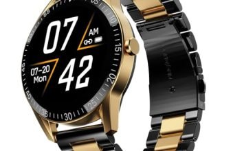 Fire-Boltt Talk Ultra 1.39″ Round Display Stainless Steel Luxury Smart Watch, Bluetooth Calling & 360 Health Monitoring, 123 Sports Modes, Inbuilt Voice Assistant (Black Dual)