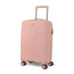 KAMILIANT by American Tourister Selva|Cabin Trolley Bag Small Size (56 cms) for Travel| Hard Case Polypropylene (PP) Suitcase|360° 8-Wheel Spinner Luggage Trolley|Combination Lock|Peach